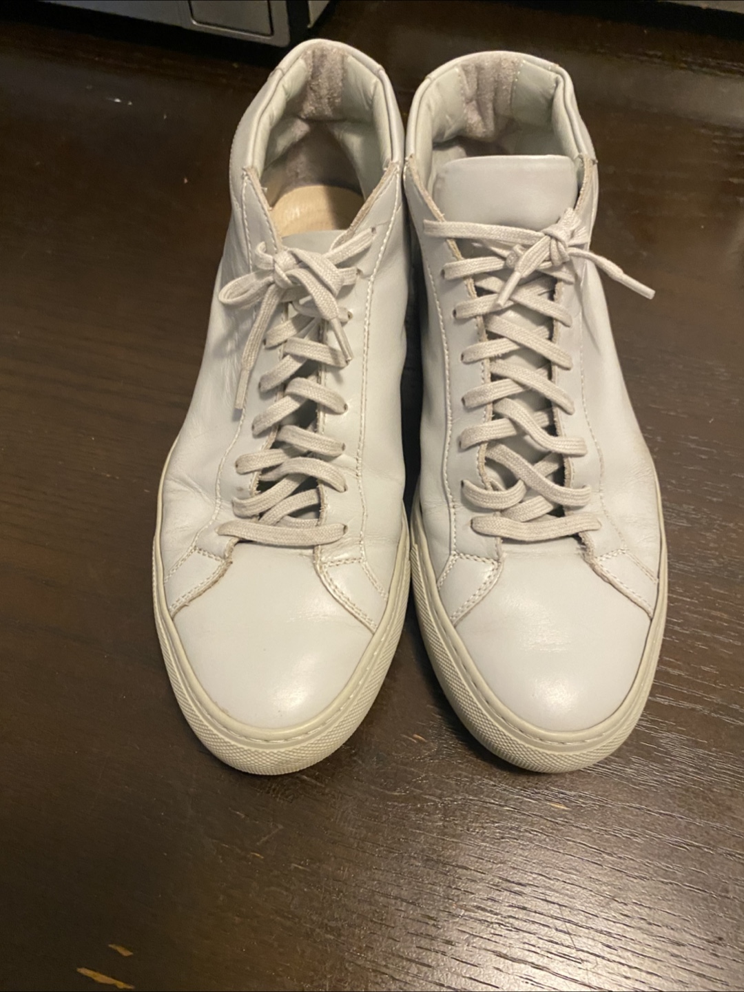 Common Projects offWhite Leather Sneakers Size 41
