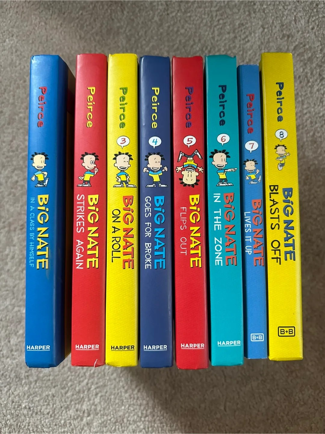Big Nate Book Series by Lincoln Peirce, Set of 7 thumbnail