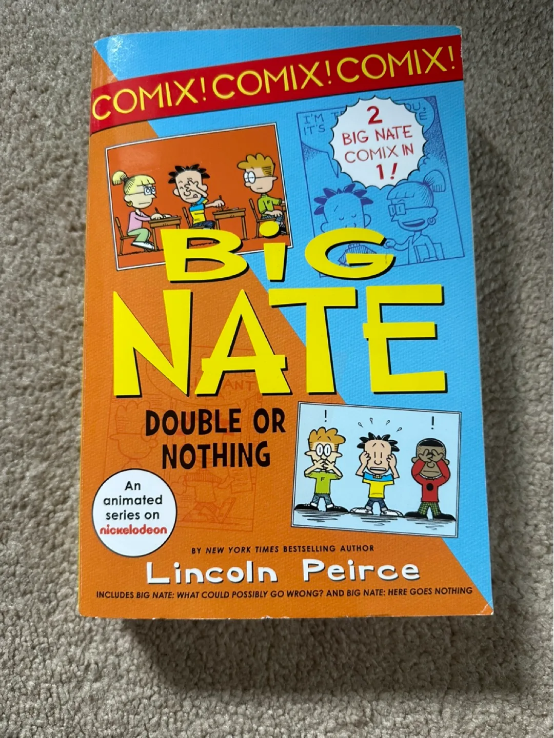 Big Nate: Double or Nothing by Lincoln Peirce thumbnail