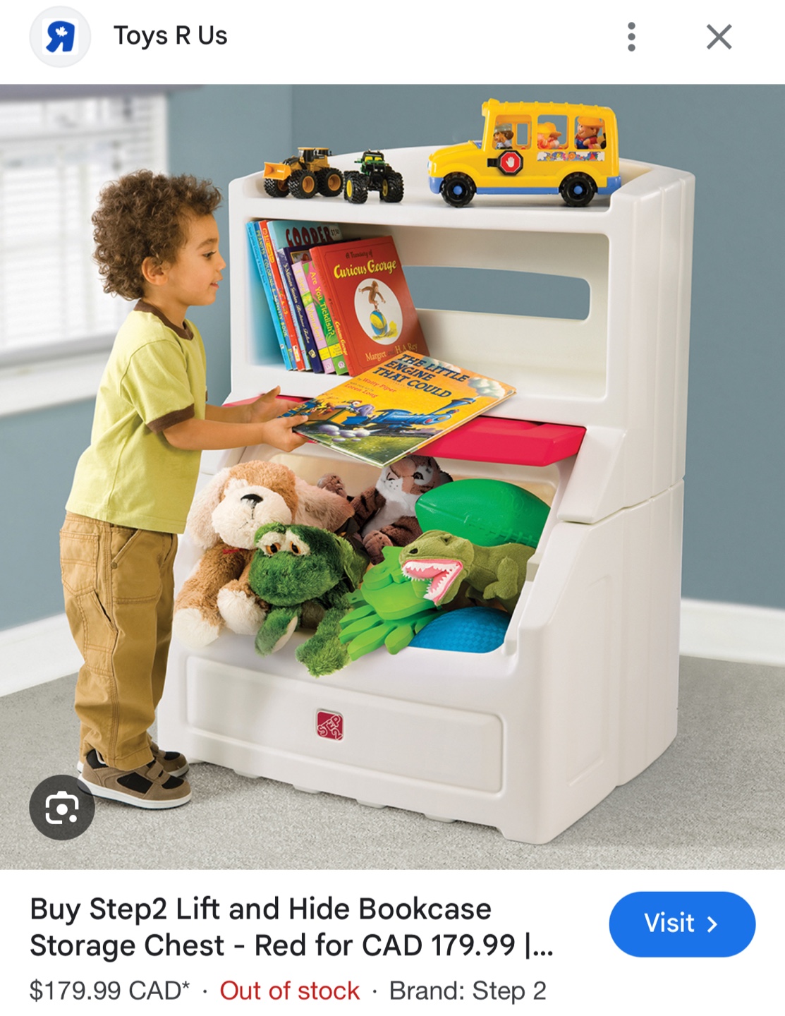 Toy chest with book shelf 🧡 - photo 3