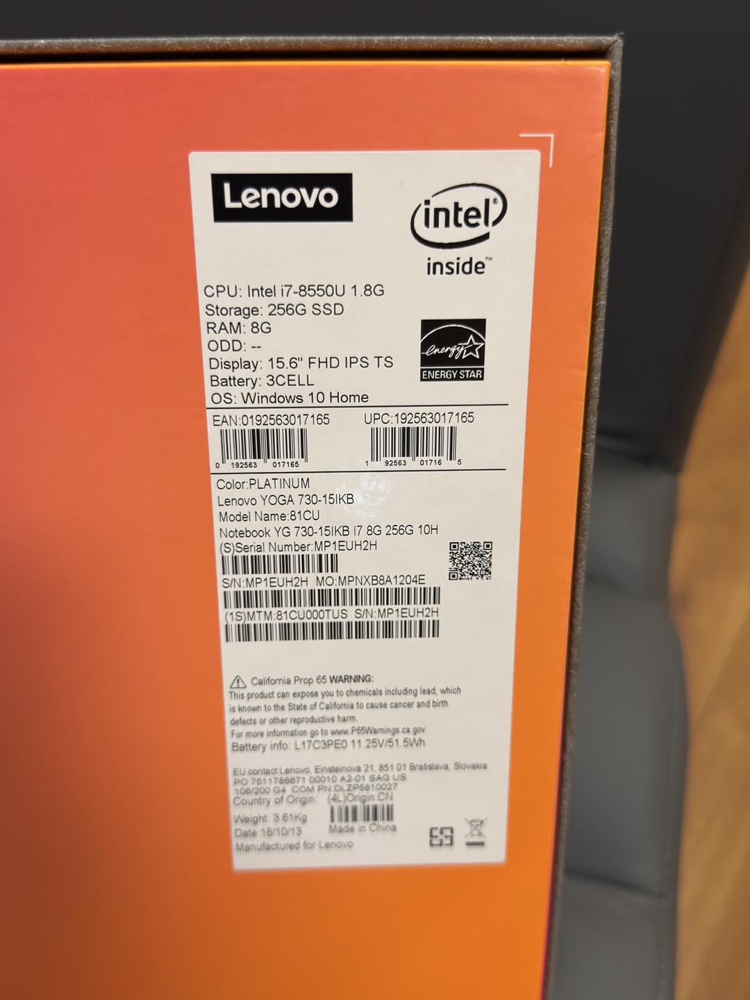 Lenovo Yoga 730 Laptop - photo 2