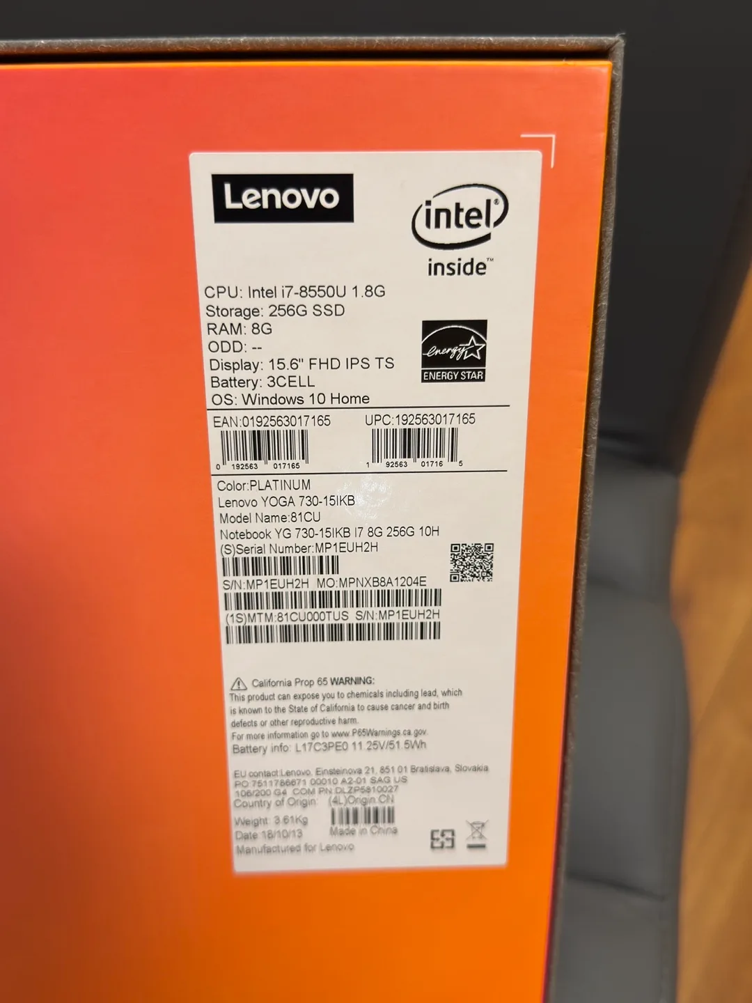 Lenovo Yoga 730 Laptop image indicator(2)