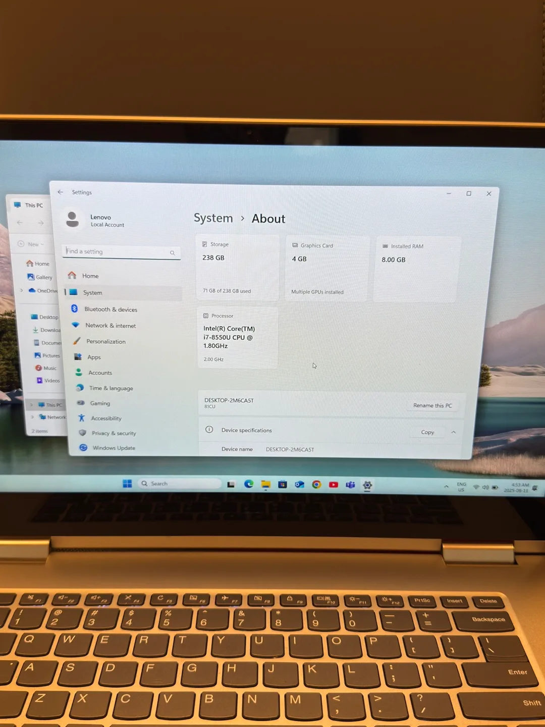 Lenovo Yoga 730 Laptop image indicator(10)