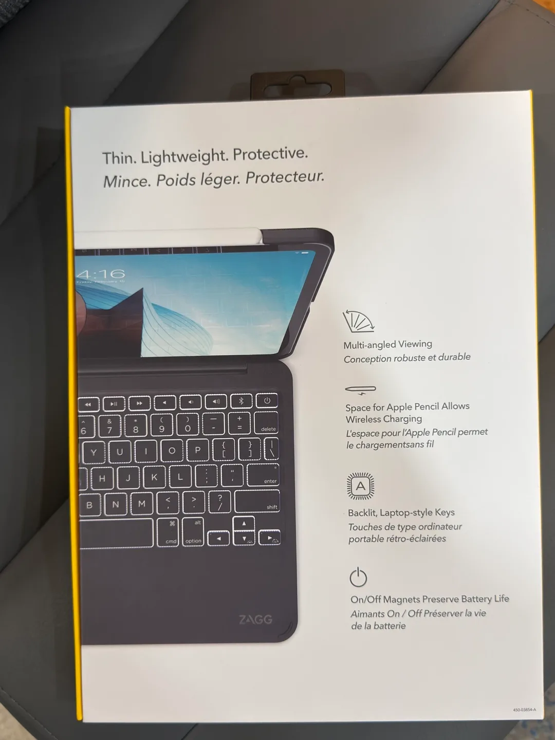 ZAGG Folio 11-inch iPad Pro Wireless Keyboard & Case - New image indicator(3)