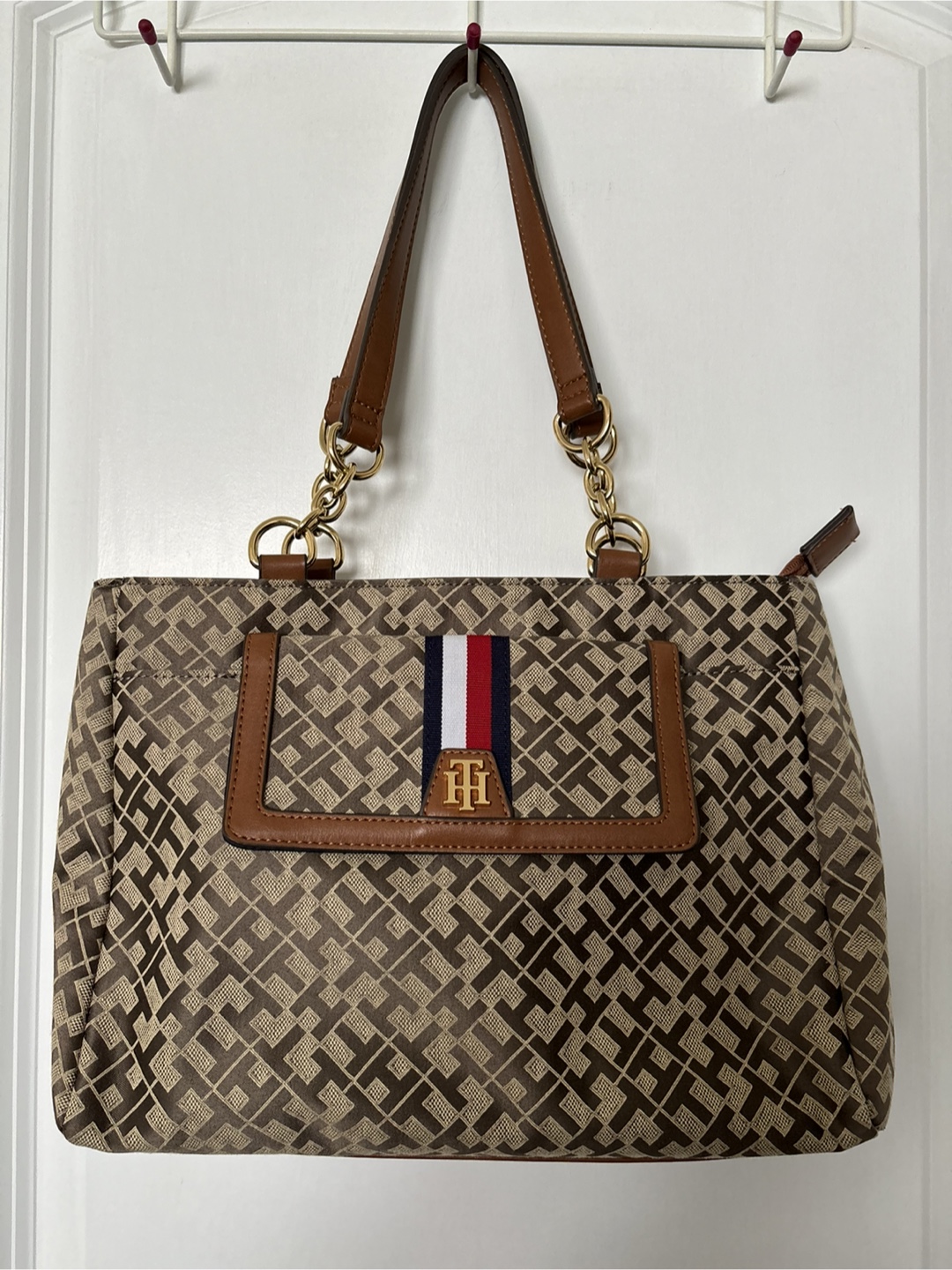 Tommy Hilfiger Monogram Tote Bag