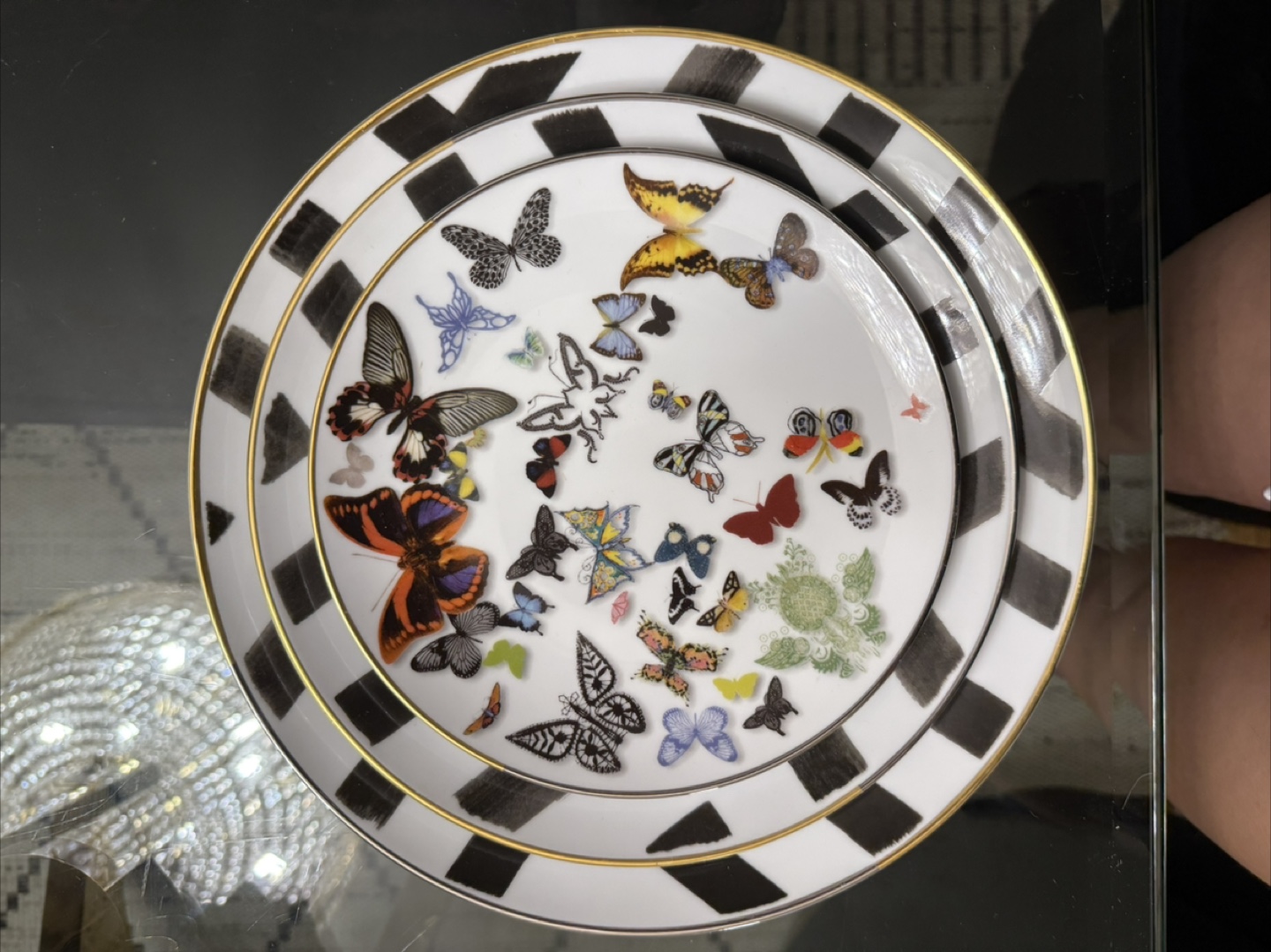 Christian Lacroix Sol y Sombra & Butterfly Plates - photo 3