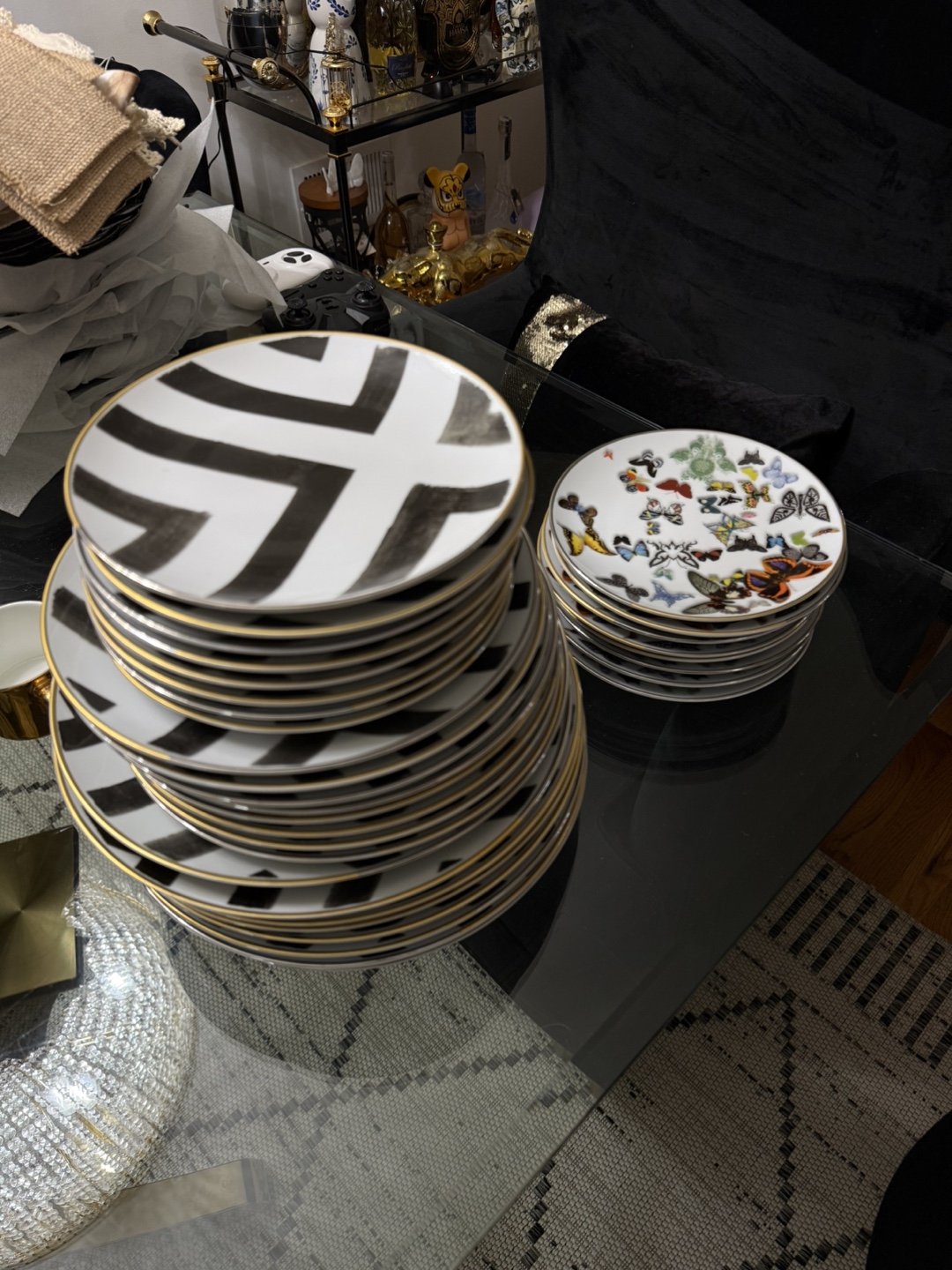 Christian Lacroix Sol y Sombra & Butterfly Plates - photo 2