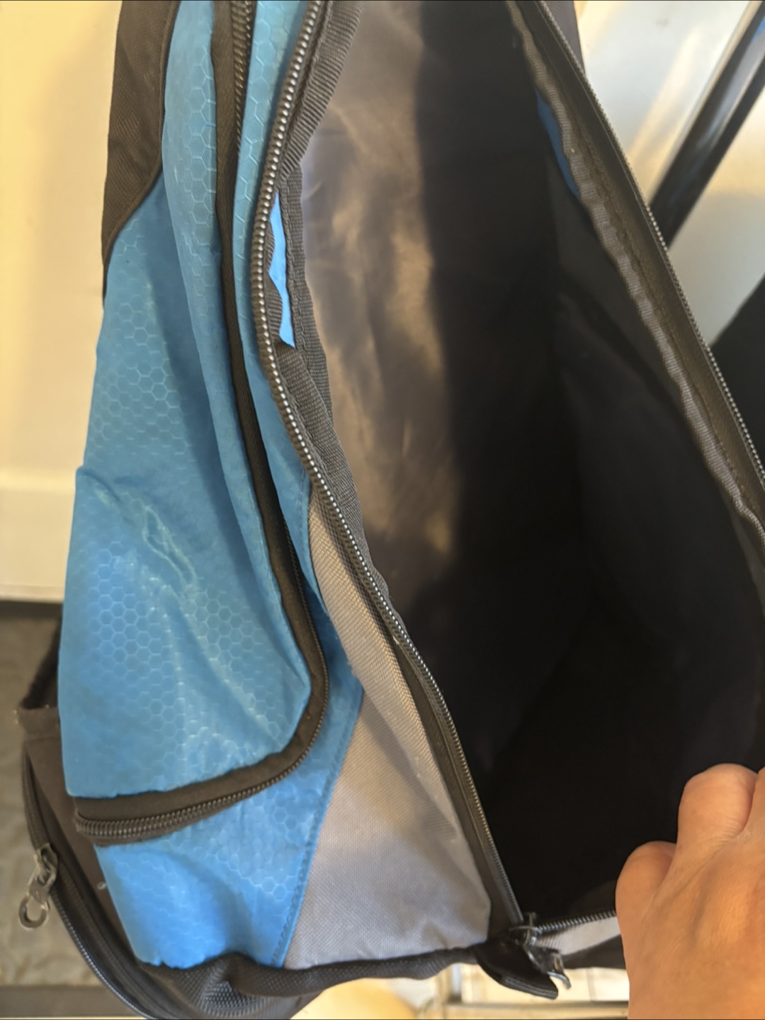 Adidas Sling Backpack - Blue, Black, Grey - photo 2