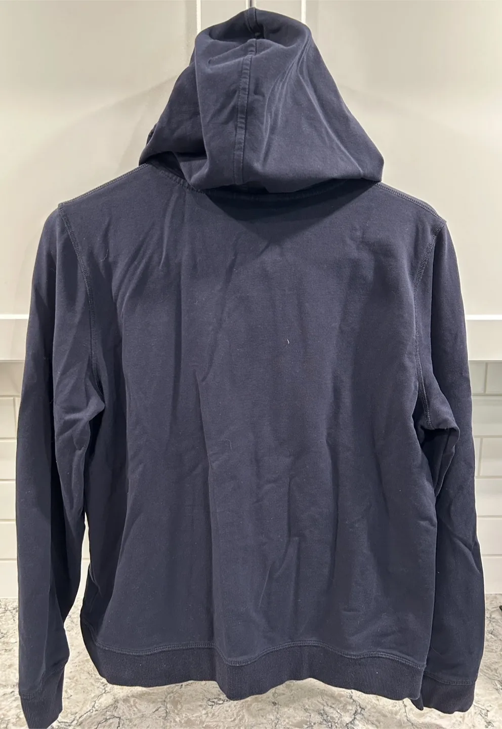 Pair of Women’s Navy Blue and White Zip Up Hoodie/Sweaters image indicator(5)