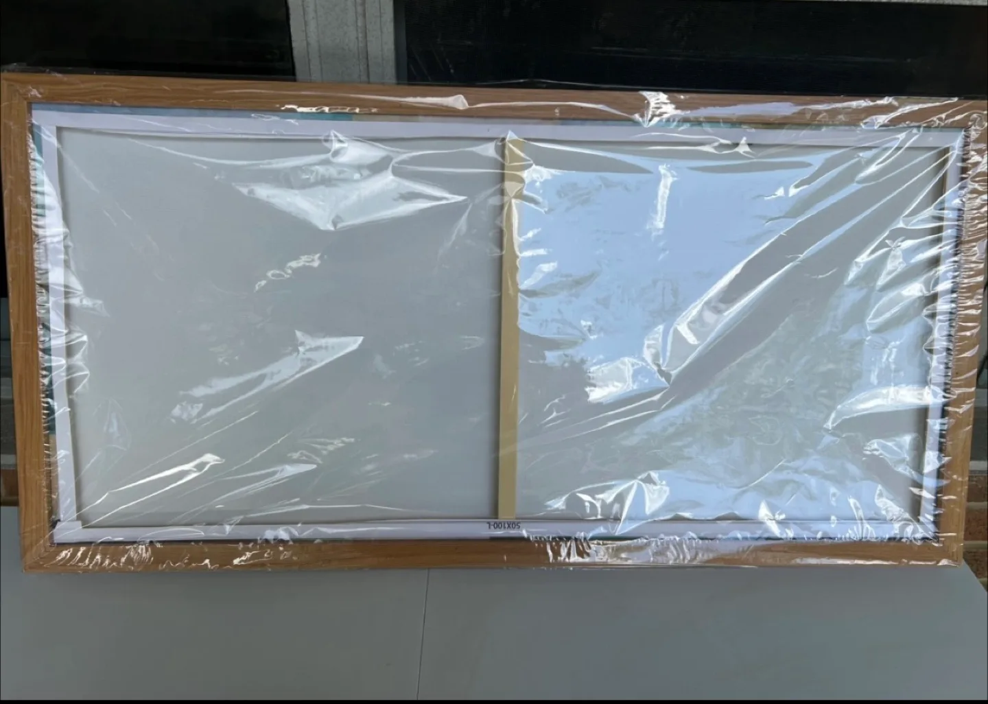 Framed Colourful Abstract Canvas Wall Art (20” x 40”) image indicator(4)