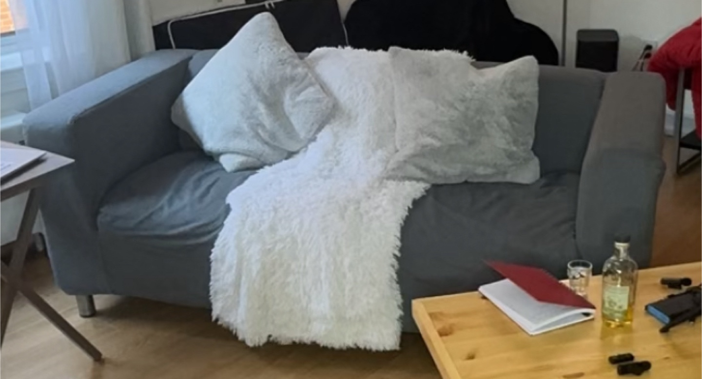 IKEA Grey Sofa - photo 4