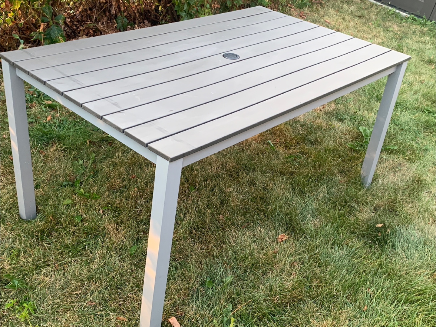 Outdoor Dining Table - Grey