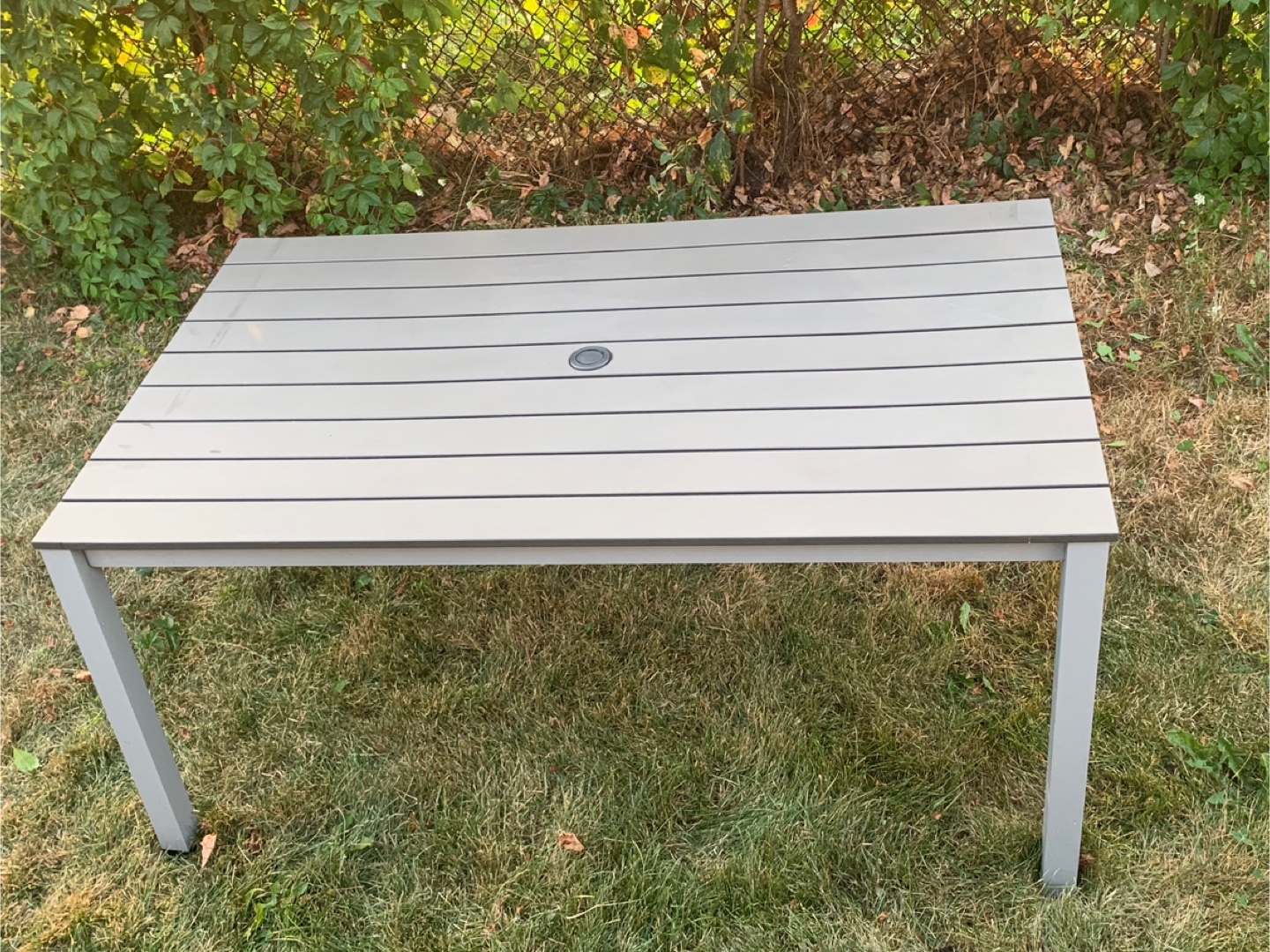 Outdoor Dining Table - Grey - photo 2