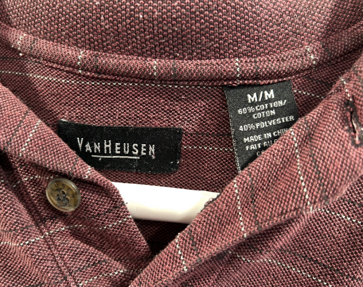 Men’s Long Sleeve Polo Shirt (VanHeusen) - photo 3