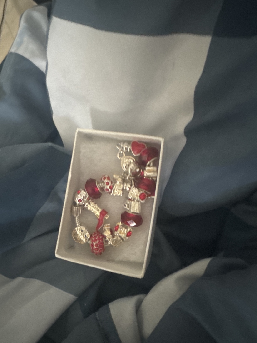 Pandora Charm Bracelet - Red & Silver - photo 3