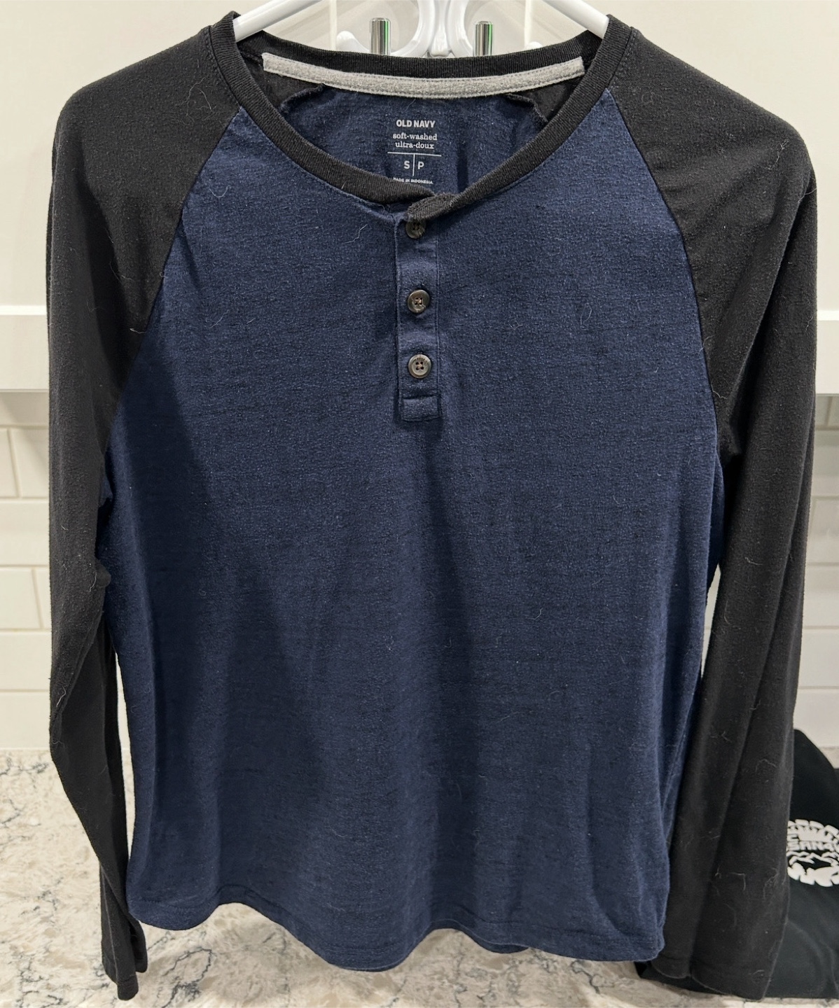 Men’s 2 toned Long Sleeve Shirt (Old Navy)