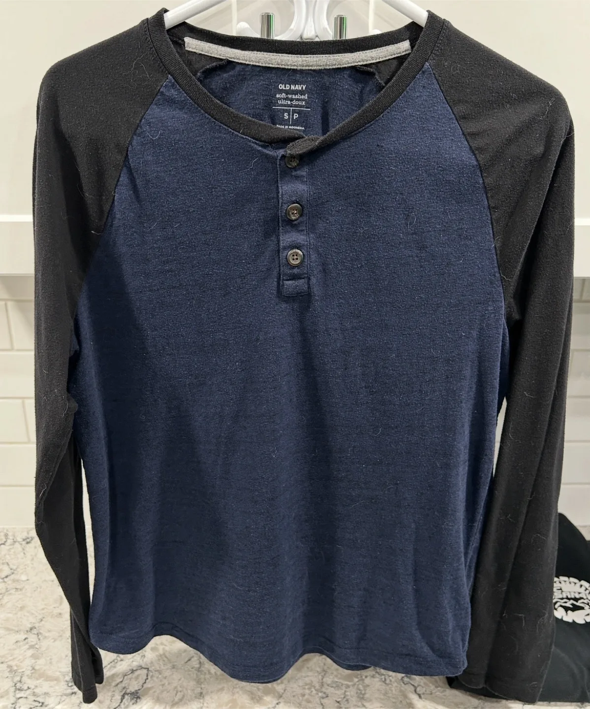 Men’s 2 toned Long Sleeve Shirt (Old Navy) thumbnail