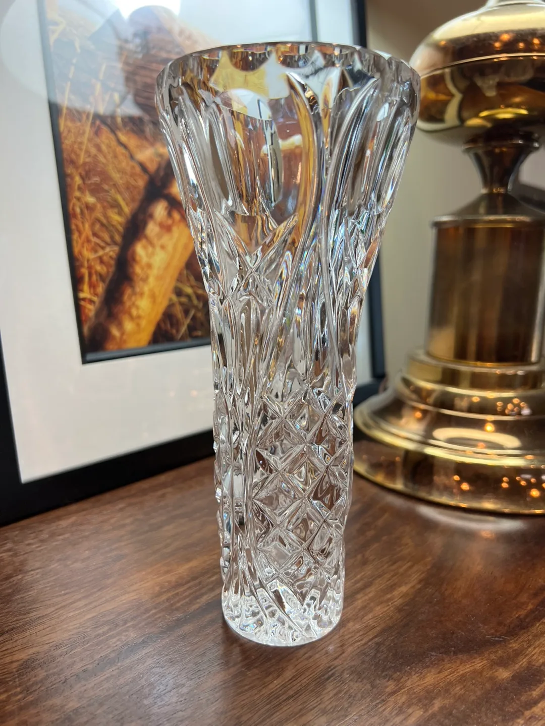 Vintage Crystal Vase thumbnail