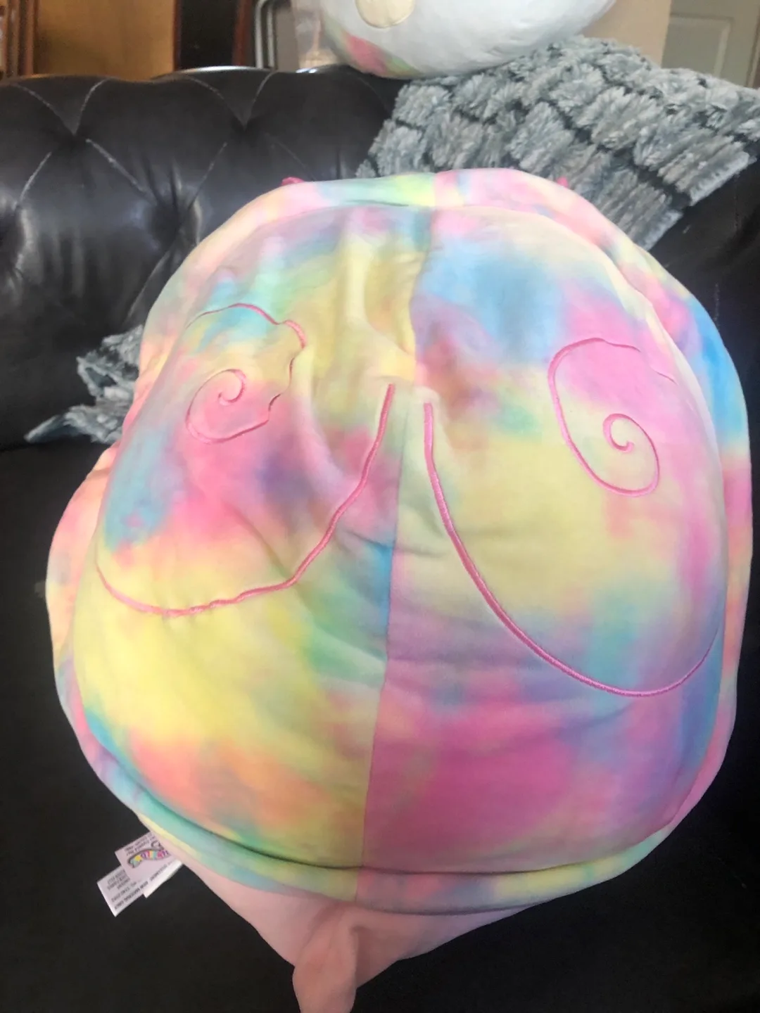 Giant Squishmallows Snail Plush-tie dye image indicator(3)