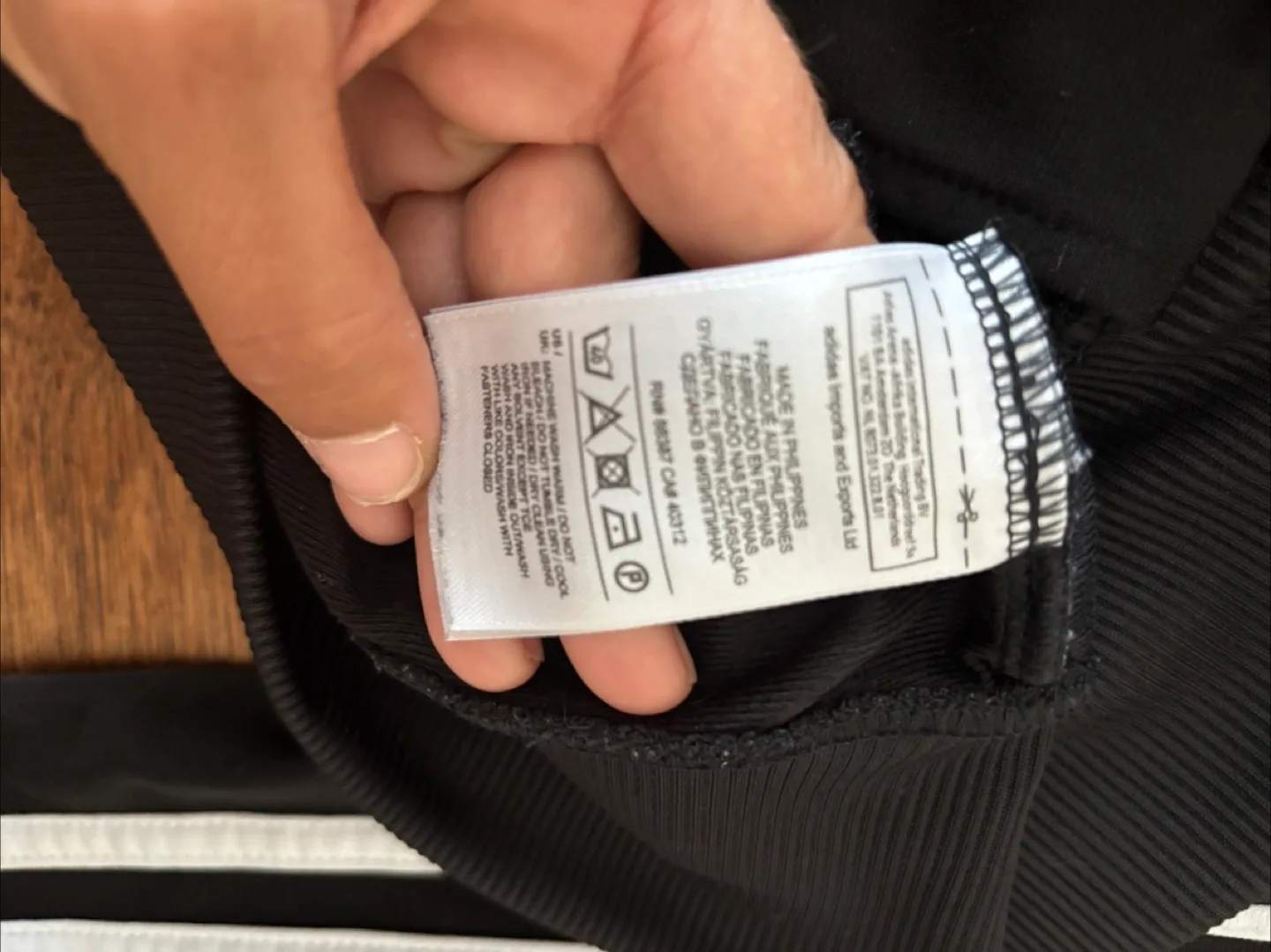 Adidas Black Track Jacket image indicator(10)