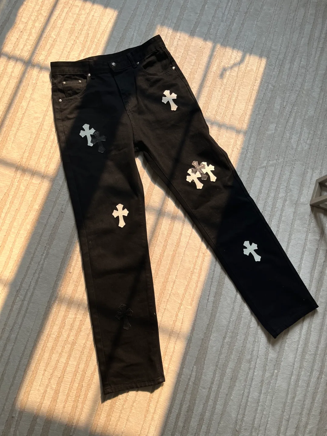 Chrome Hearts x Levi's Black Jeans image indicator(3)