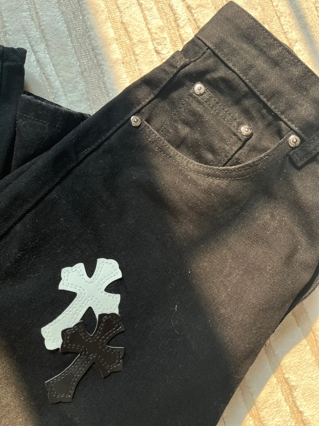 Chrome Hearts x Levi's Black Jeans image indicator(6)