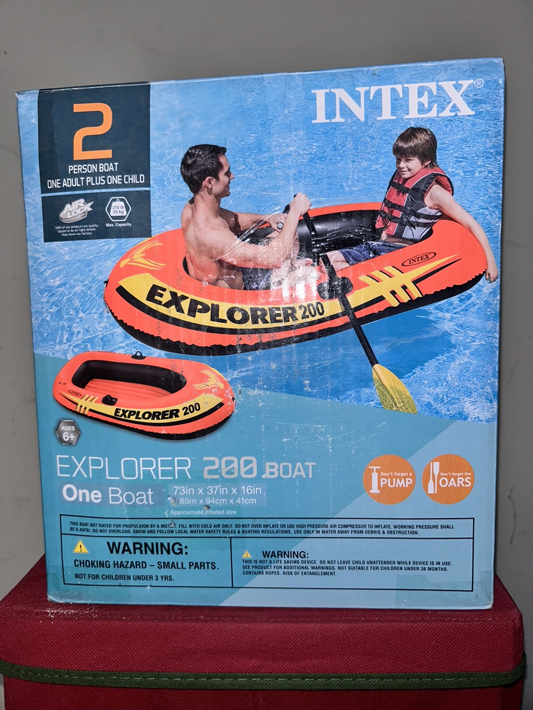 Intex Explorer 200 Boat - Like New! - photo 2