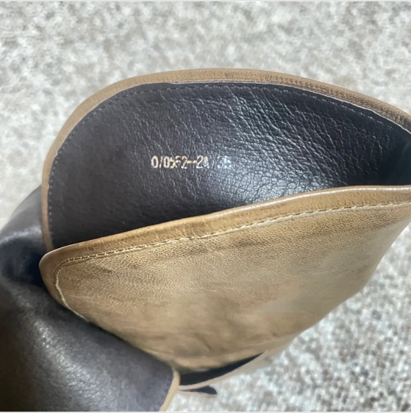 🧡Tan Leather Heeled Boots, Size 5/EU35 image indicator(6)