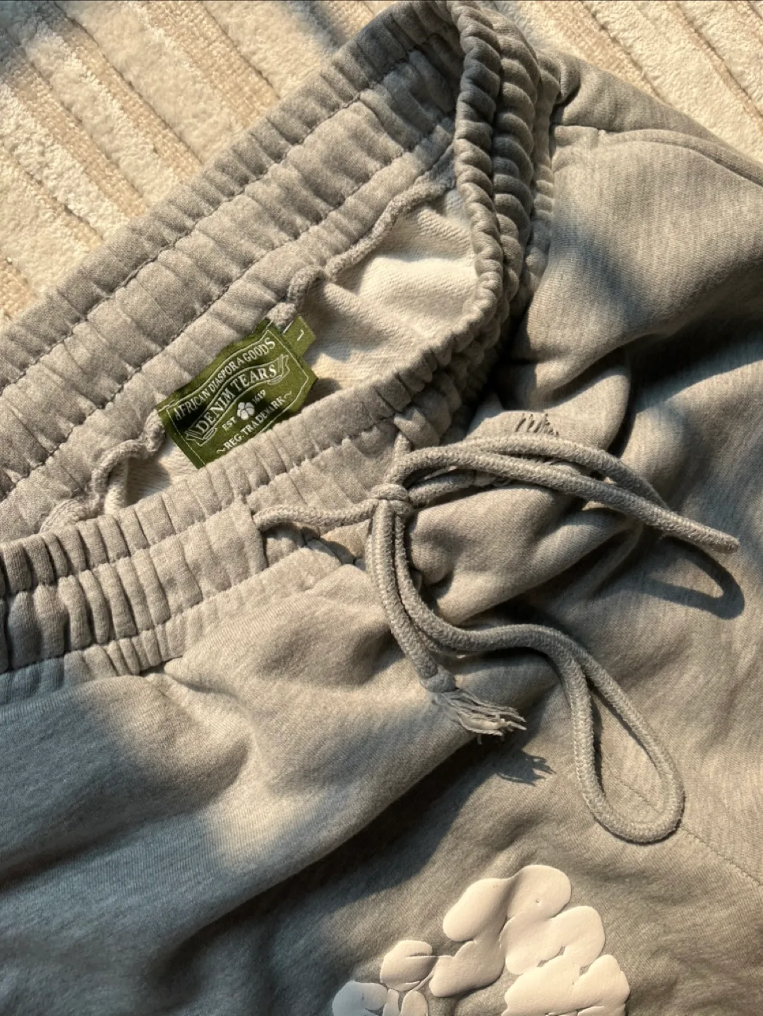 Denim Tears Grey Sweatpants image indicator(2)