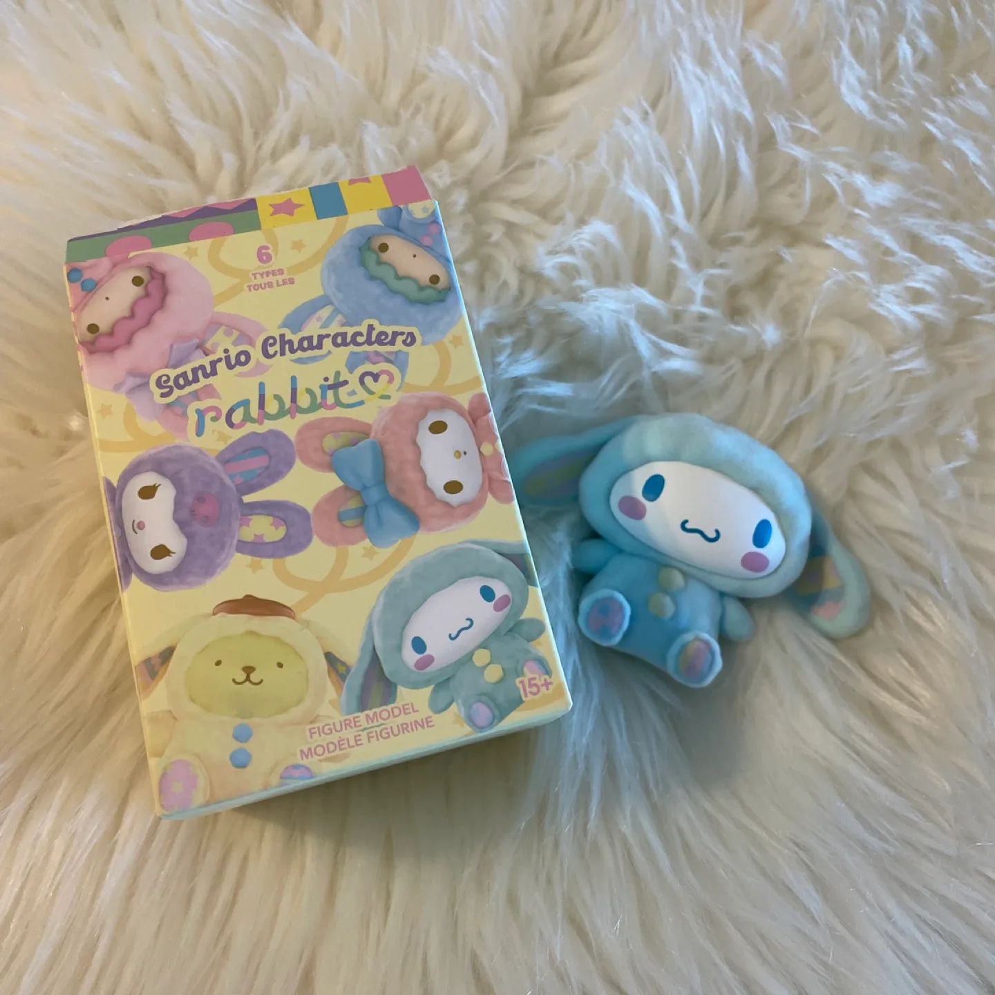 Sanrio Characters Rabbit Figure Model - Cinnamoroll thumbnail