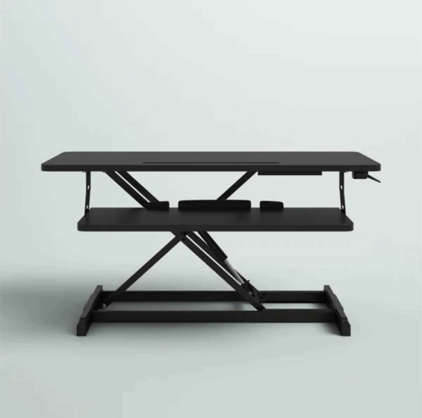 Black Standing Desk Converter 32" x 19.5" - photo 3