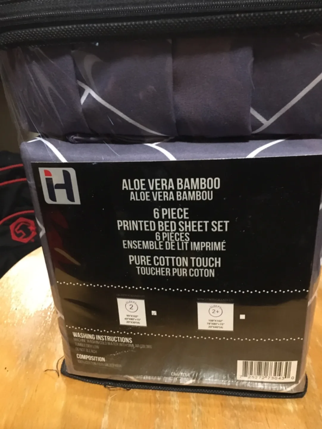 IH Queen Size 6-Piece Bed Sheet Set - NEW image indicator(3)