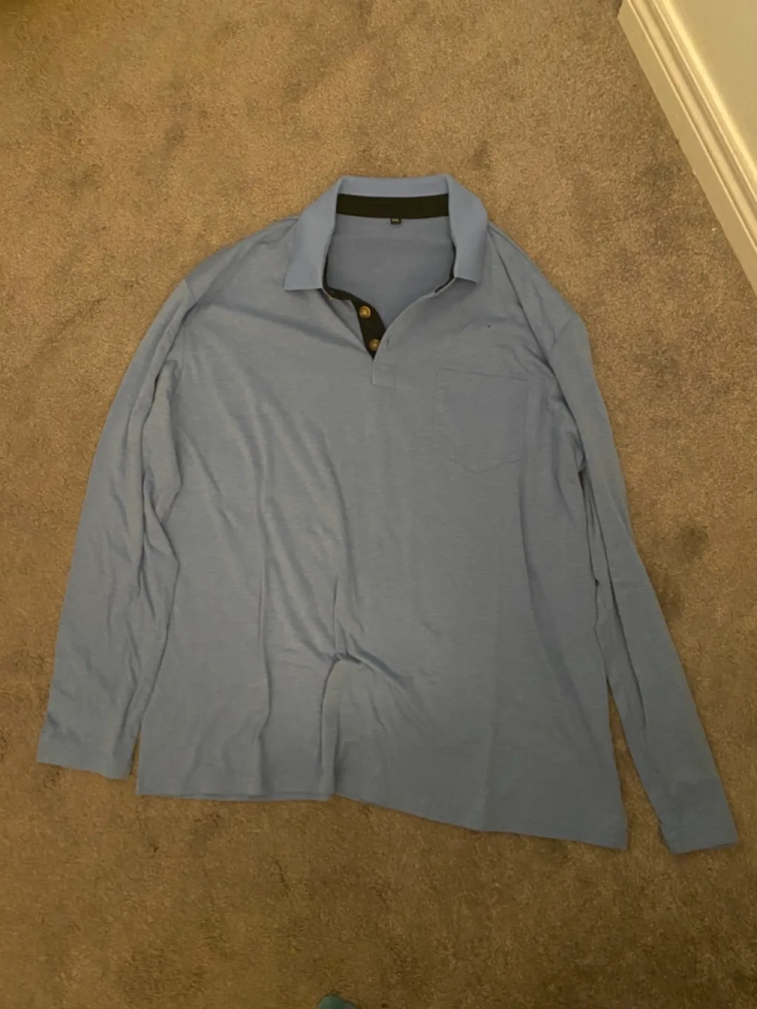 XXL Men’s Blue Polo Shirt thumbnail