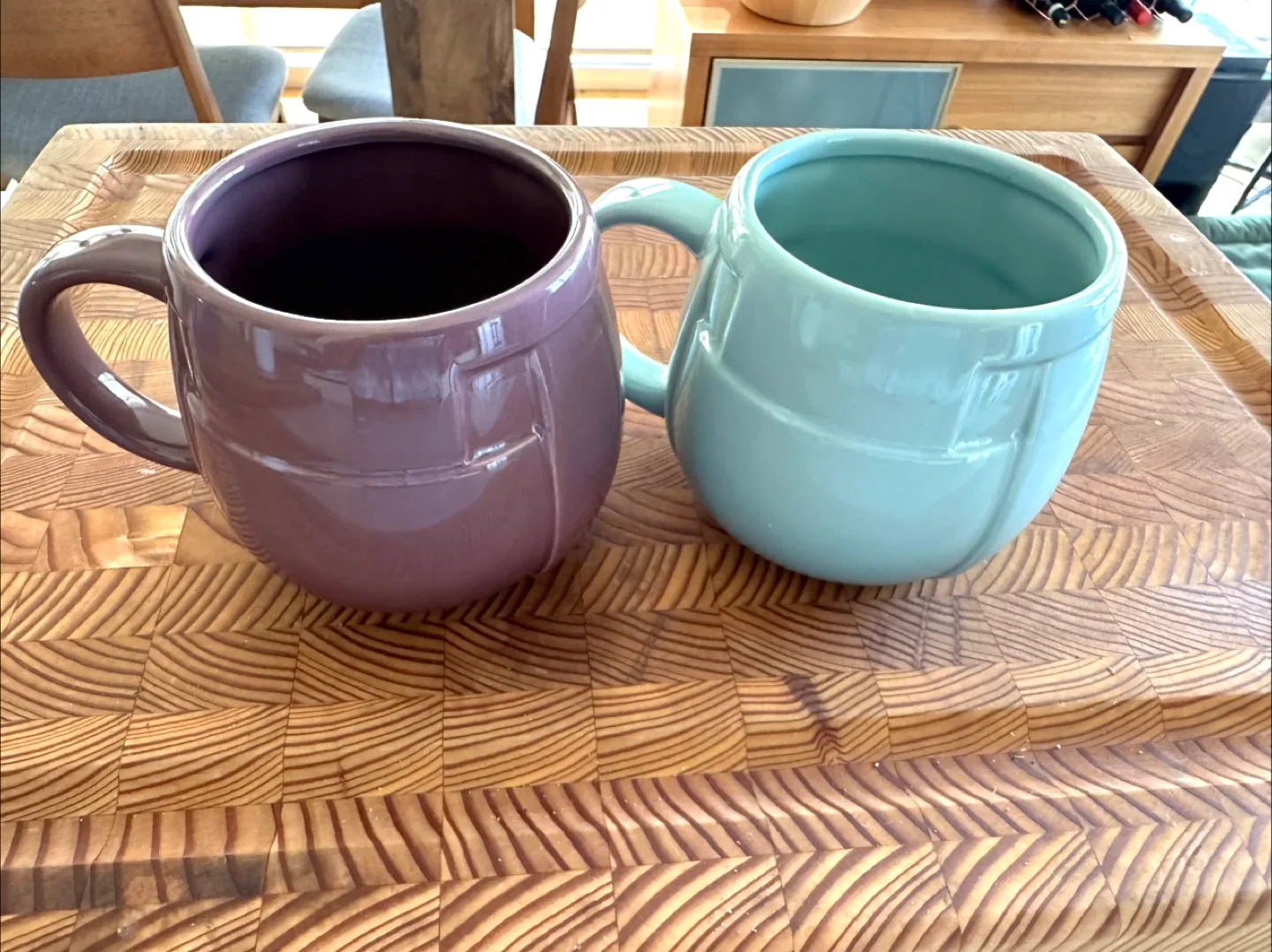 Two authentic Le Creuset Mesh mugs - Japanese inspired thumbnail