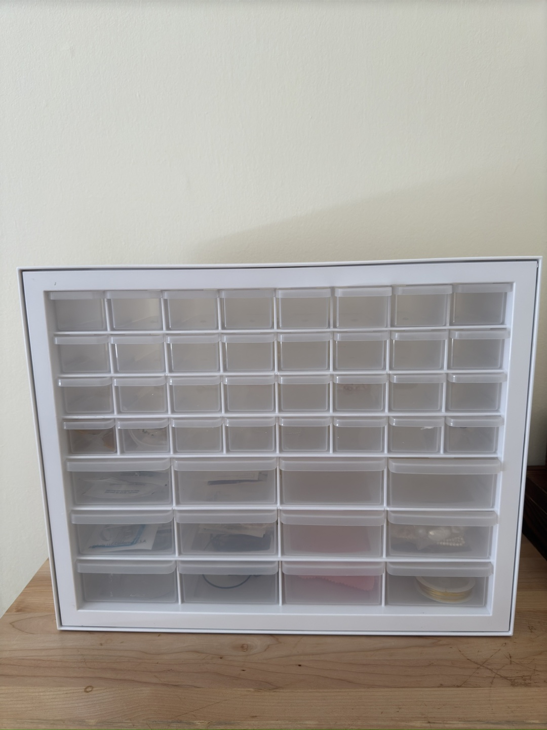 White Storage Drawer Cabinet