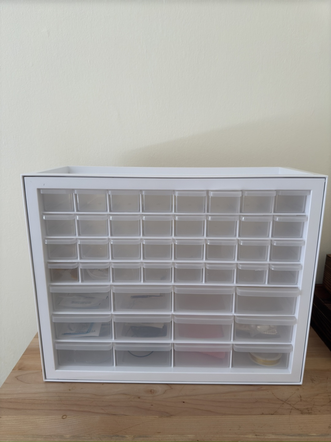 White Storage Drawer Cabinet - photo 2