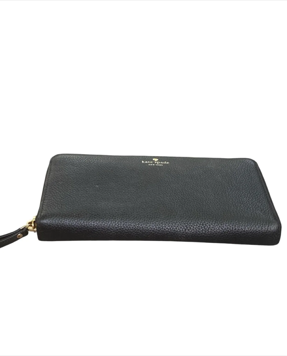 Kate Spade Black Leather Zip Around Wallet image indicator(2)
