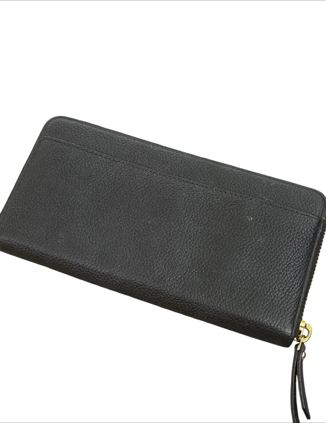 Kate Spade Black Leather Zip Around Wallet image indicator(5)