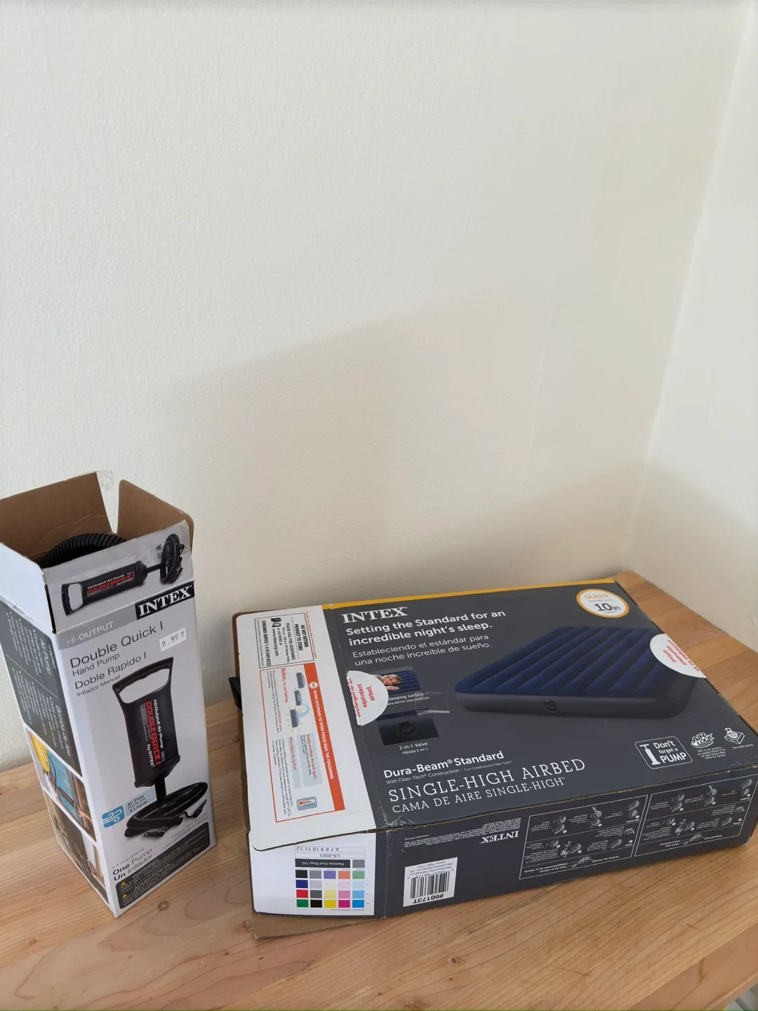 Intex Single-High Airbed + Hand Pump thumbnail