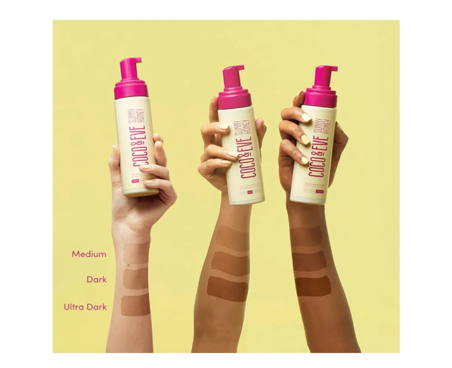 Coco & Eve Bronzing Self Tanner Mousse Set (Medium) image indicator(5)