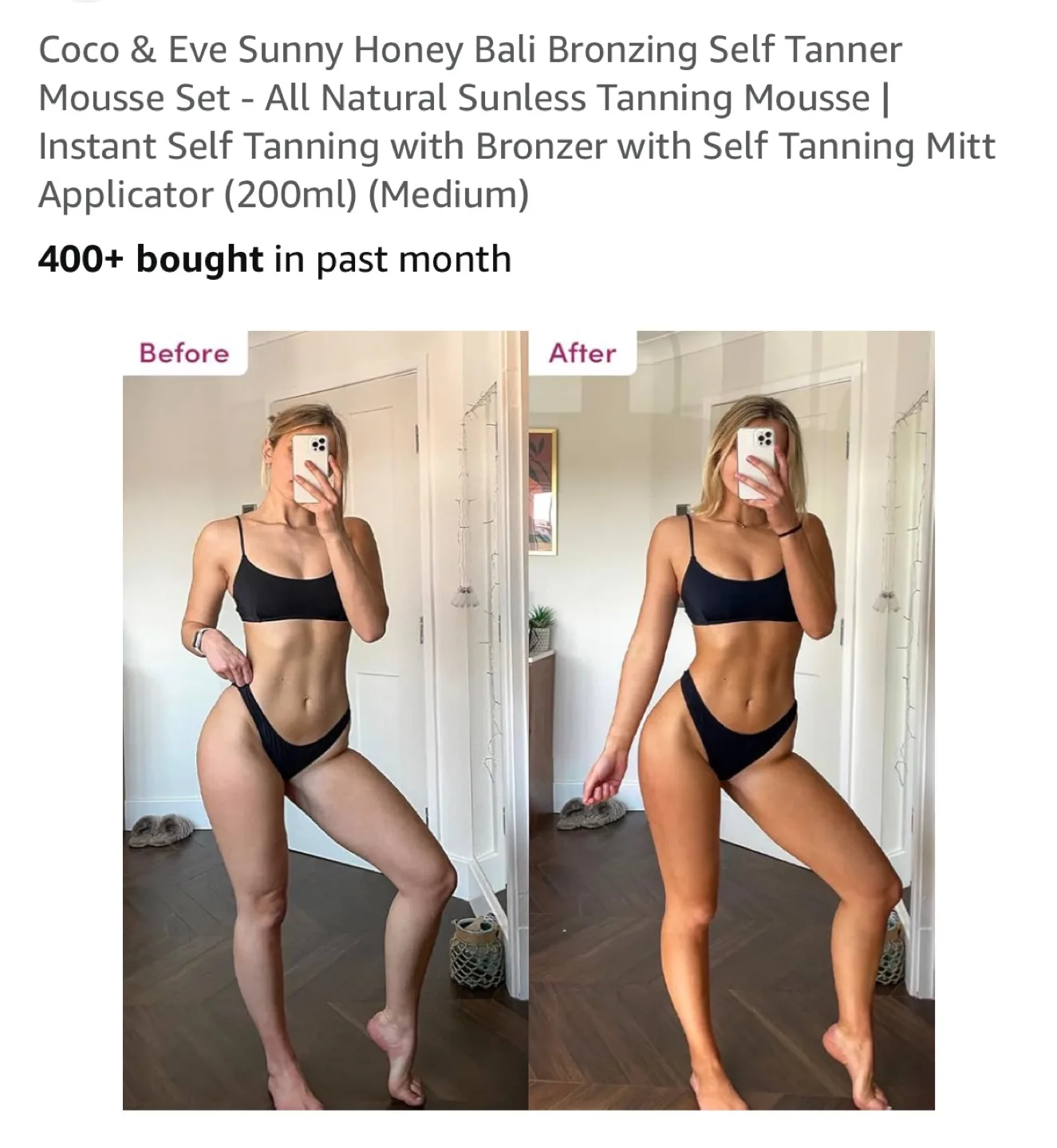 Coco & Eve Bronzing Self Tanner Mousse Set (Medium) image indicator(6)