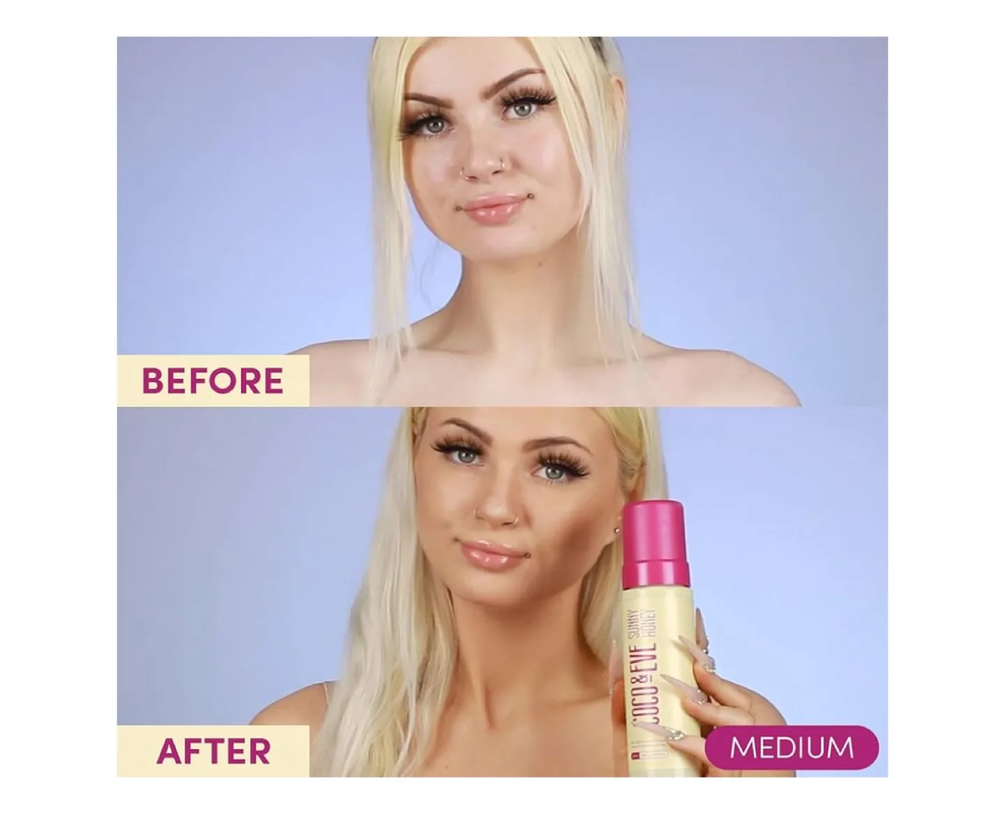 Coco & Eve Bronzing Self Tanner Mousse Set (Medium) image indicator(7)