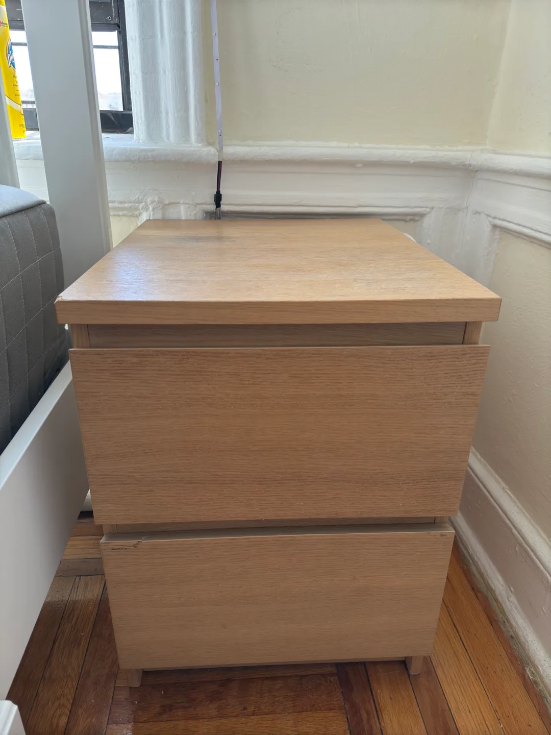 2x with 2 cords!!! IKEA Hemnes Nightstand - Light Brown thumbnail
