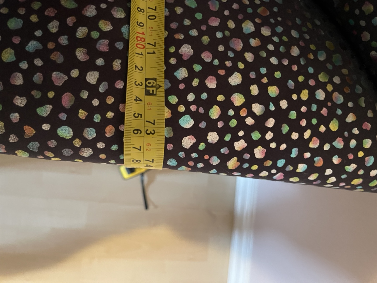 Unique Sofa - Black with Colourful Dots - photo 4