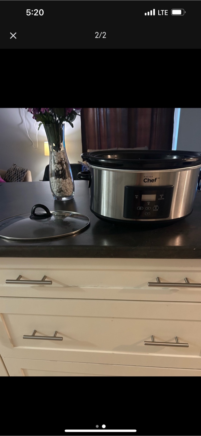 Master Chef Slow Cooker Digital Screen - photo 2