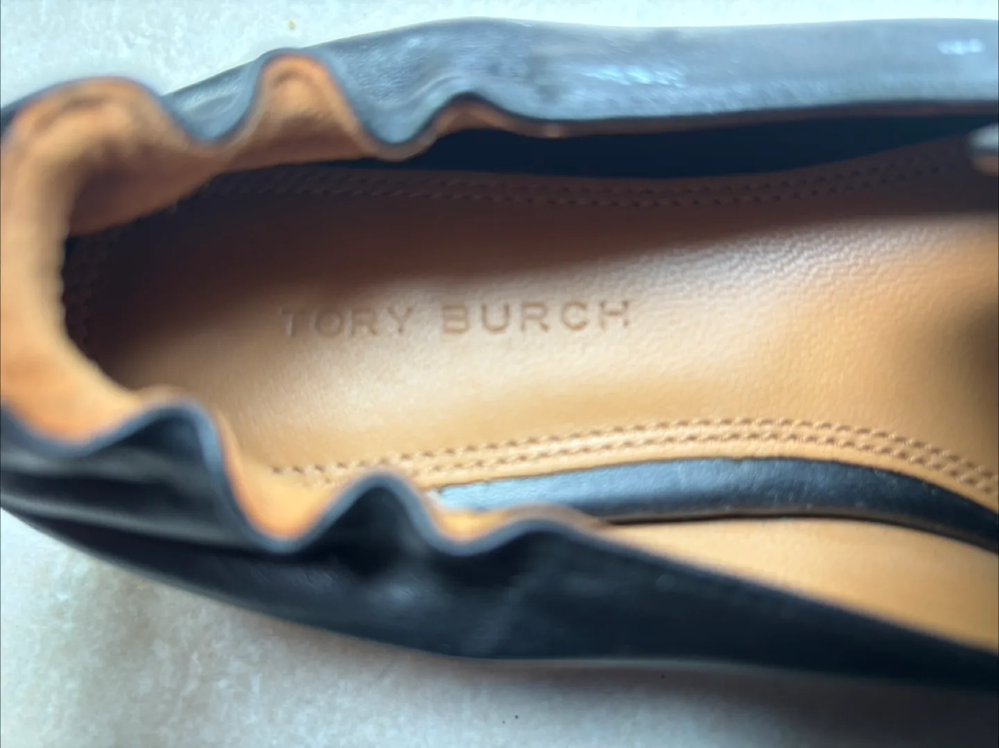 Tory Burch Black Leather Loafers image indicator(5)