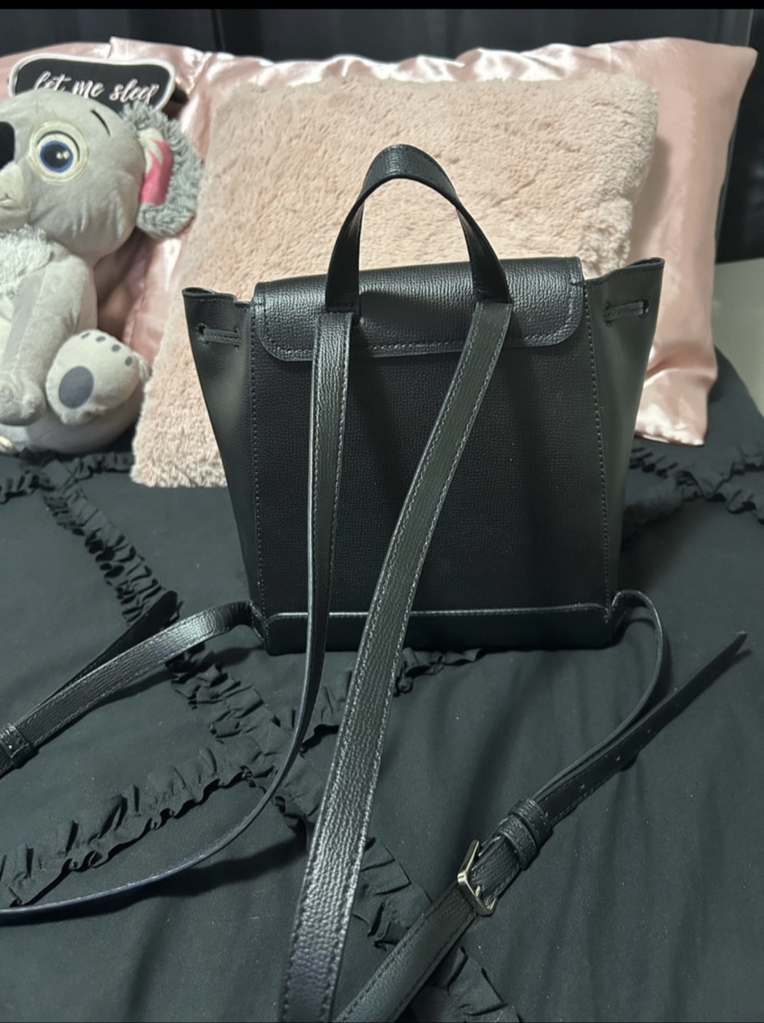 Kate Spade Black Leather Backpack - photo 2