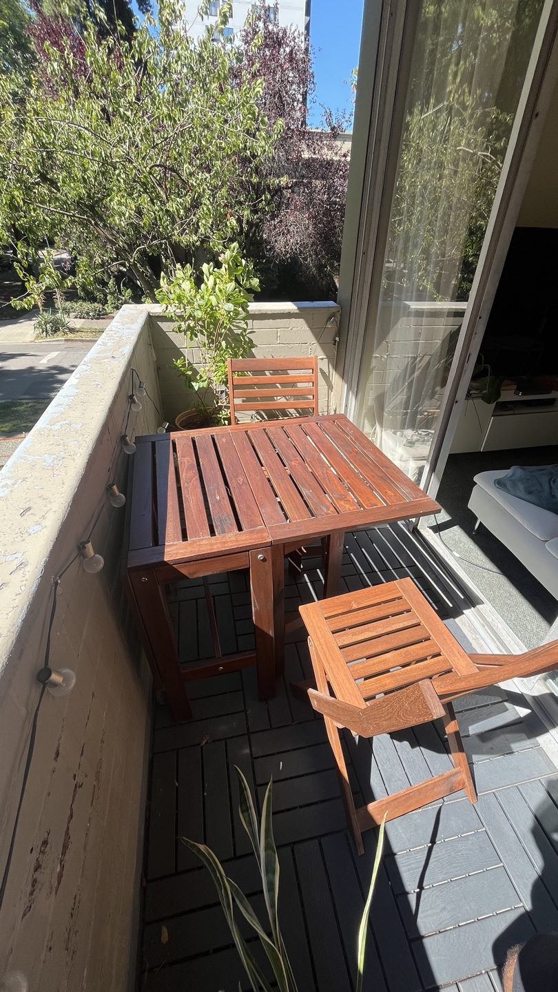 IKEA APLARO Wood Table & Chair Set - photo 2