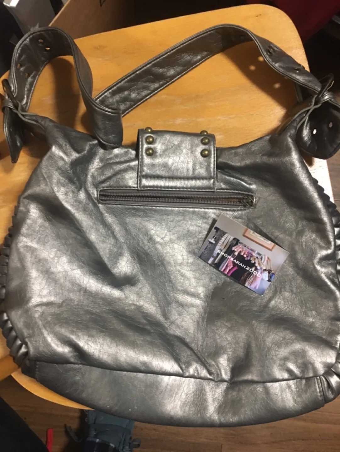Silver Studded Shoulder Bag thumbnail