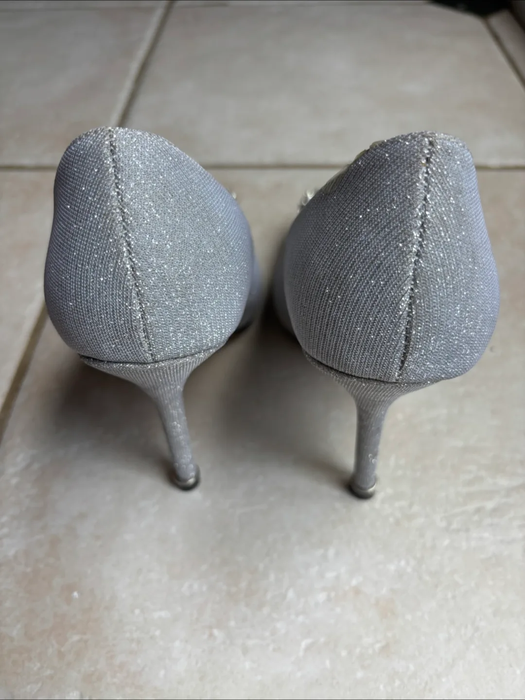 Manolo Blahnik Silver Heels image indicator(6)